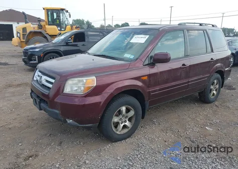 2007 Honda Pilot Ex-L z USA, uszkodzony, nr VIN 5FNYF18797B031705